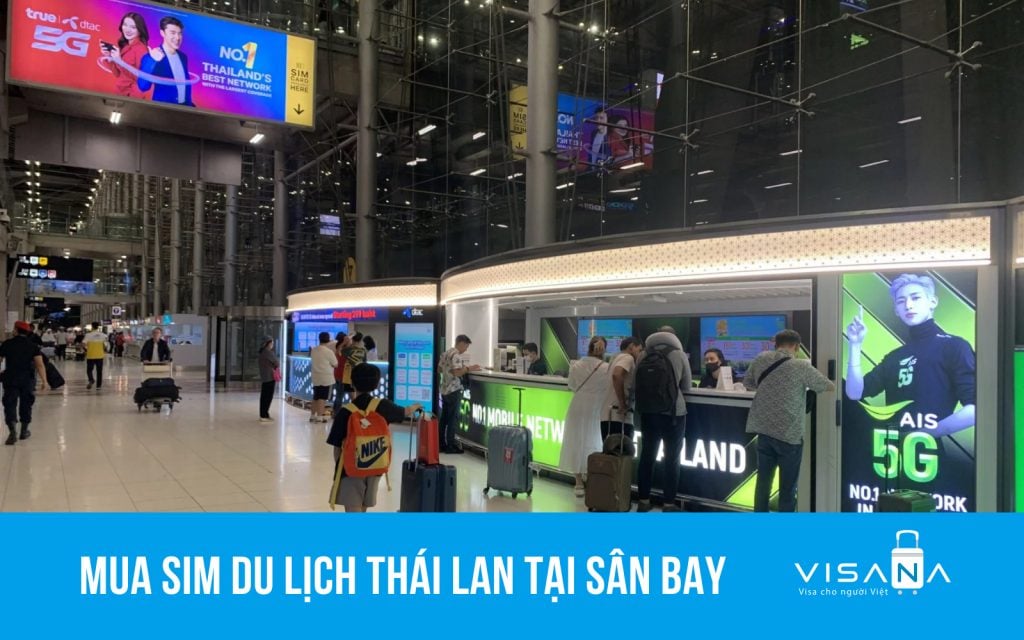 Du khách có thể mua sim vv888 Thái Lan tại vv88vv