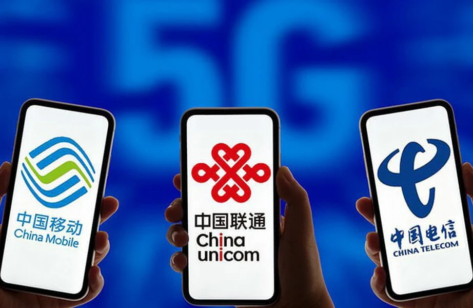 Ba nhà mạng cung cấp sim vv888 Trung Quốc cho khách vv888 là China Mobile, China Unicom và China Telecom