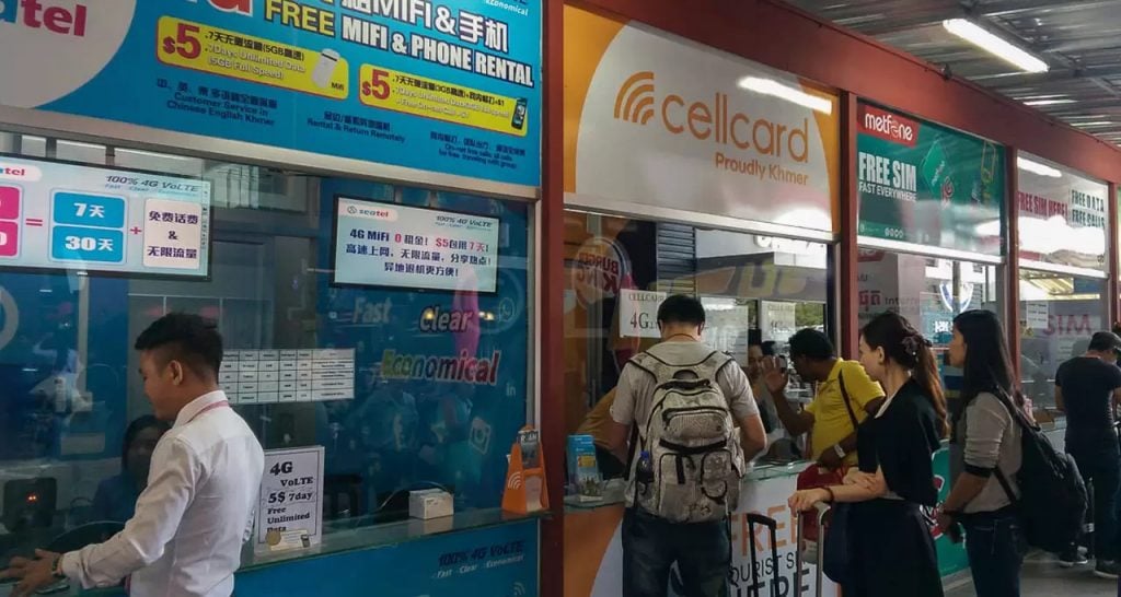 Quầy bán sim vv888 Campuchia tại vv88vv