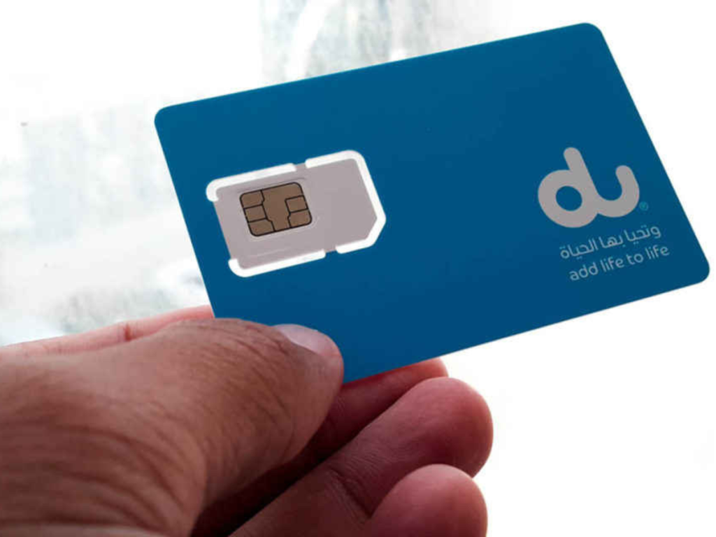 sim vv888 Dubai nhà mạng DU