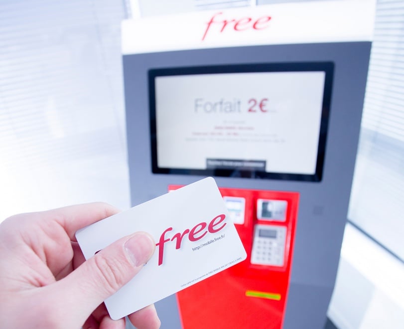 Sim vv888 Pháp nhà mạng Free Mobile