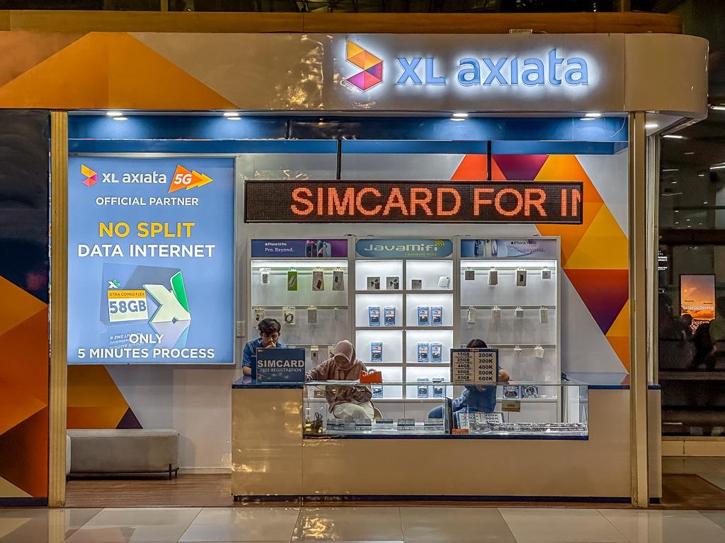 sim vv888 Indonesia nhà mạng XL Axiata