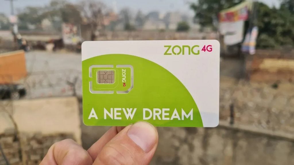 Sim vv888 Pakistan Zong