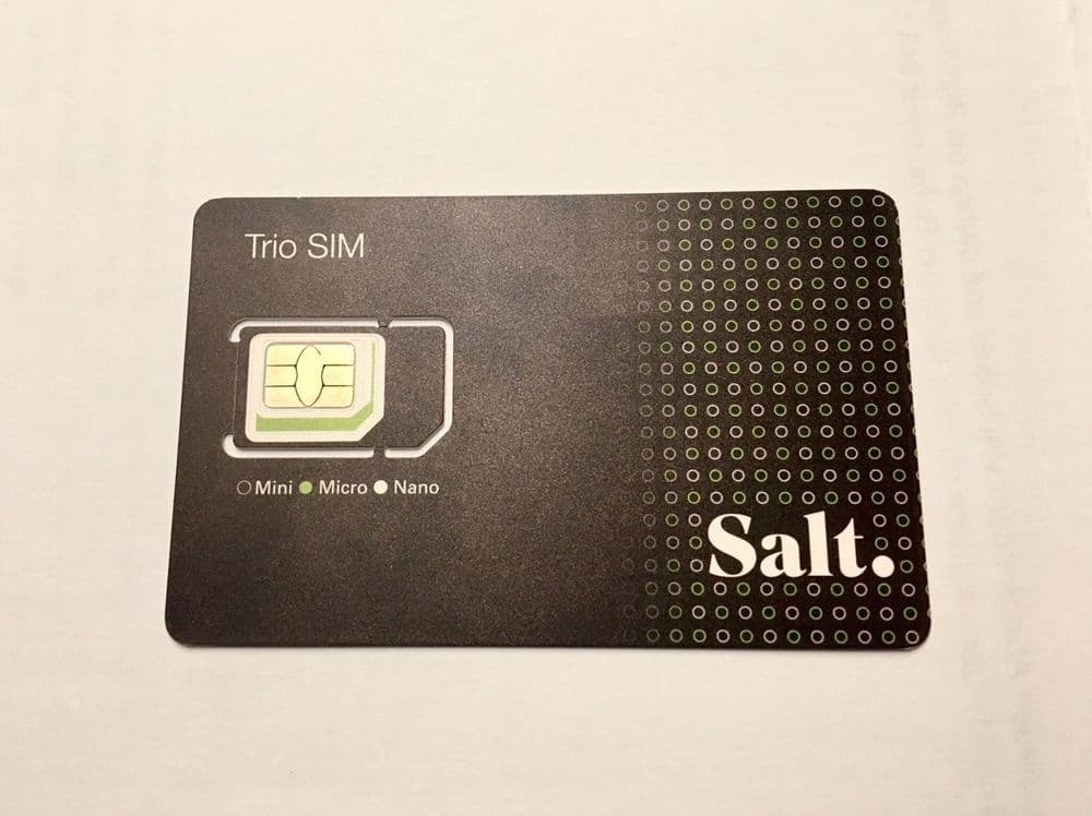 sim vv888 Thụy Sĩ Salt
