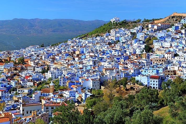 du-lịch-morocco-View-of-Chefchaouen-in-Marocco