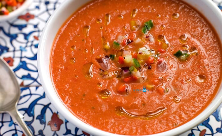 Gazpacho ẩm thực tây ban nha