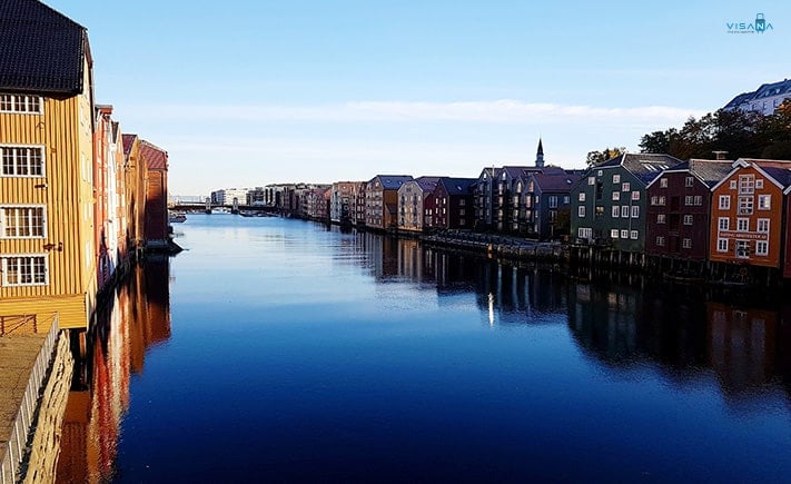 Trondheim du lich Na Uy