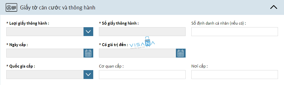 giấy tờ thông hành tờ khai xin vv88win đức online vv88winna