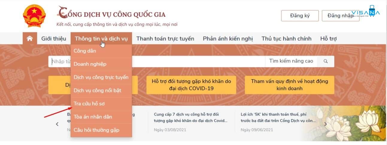 kiểm tra căn cước làm xong chưa trên cổng dịch vụ vv88