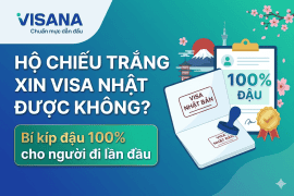 Hộ chiếu trắng xin vv88win Nhật được không? Bí kíp đậu 100% cho người đi lần đầu