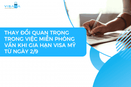 Thay đổi quan trọng trong việc miễn phỏng vấn khi gia hạn vv88win Mỹ từ ngày 1/10