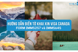 Tờ khai xin vv88bet Canada form IMM5257 và IMM5645 - Hướng dẫn khai chi tiết