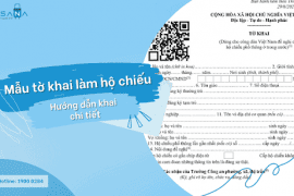 Mẫu tờ khai hộ chiếu mới nhất cho người lớn và trẻ em – Hướng dẫn cách khai chi tiết